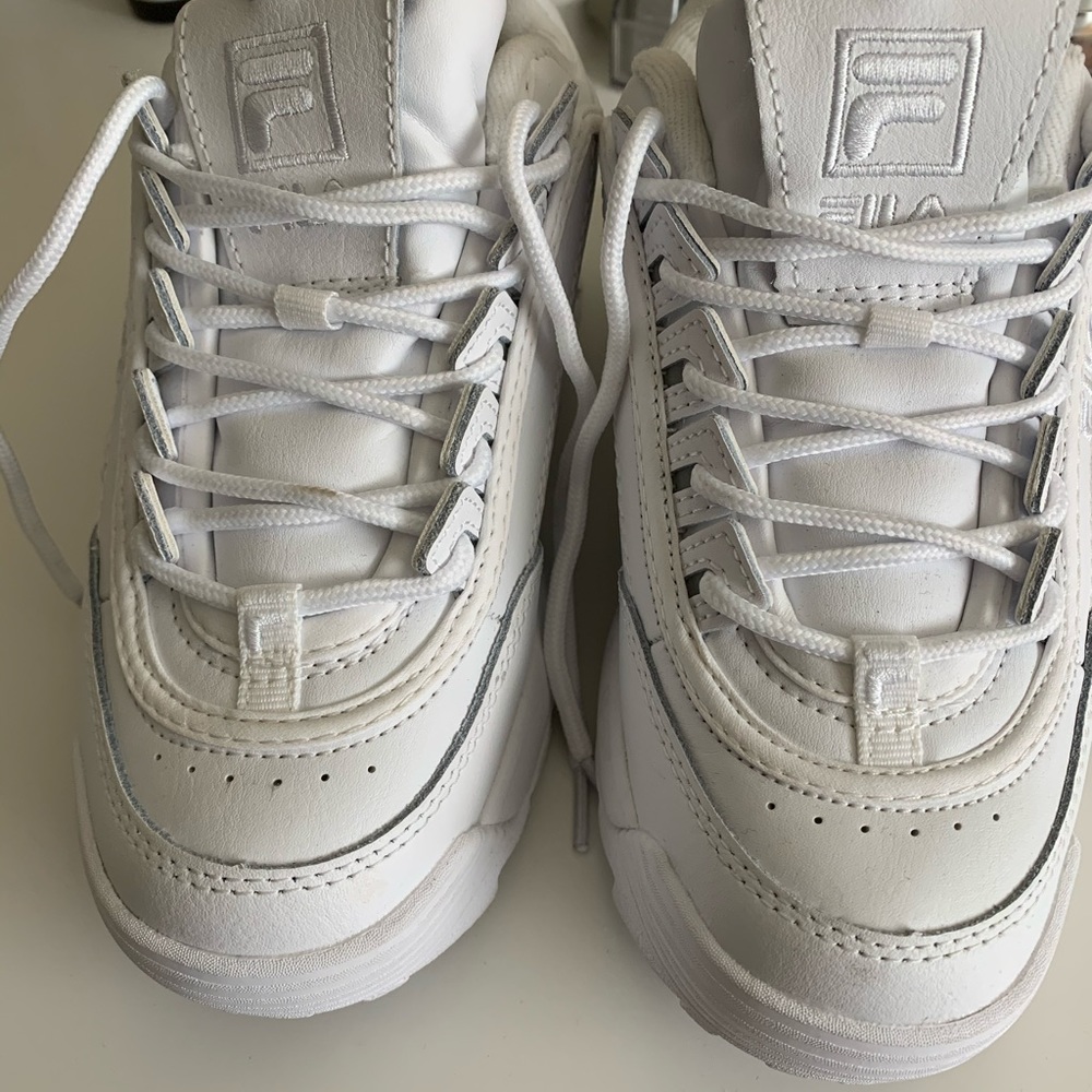UO x Fila Disruptor 2 Premium Mono - Picture 6 of 8